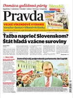 Vydanie Pravdy, náhlad obálky denníka